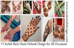 Back Hand Mehndi Design for All Occasions - Mahendidesign.com