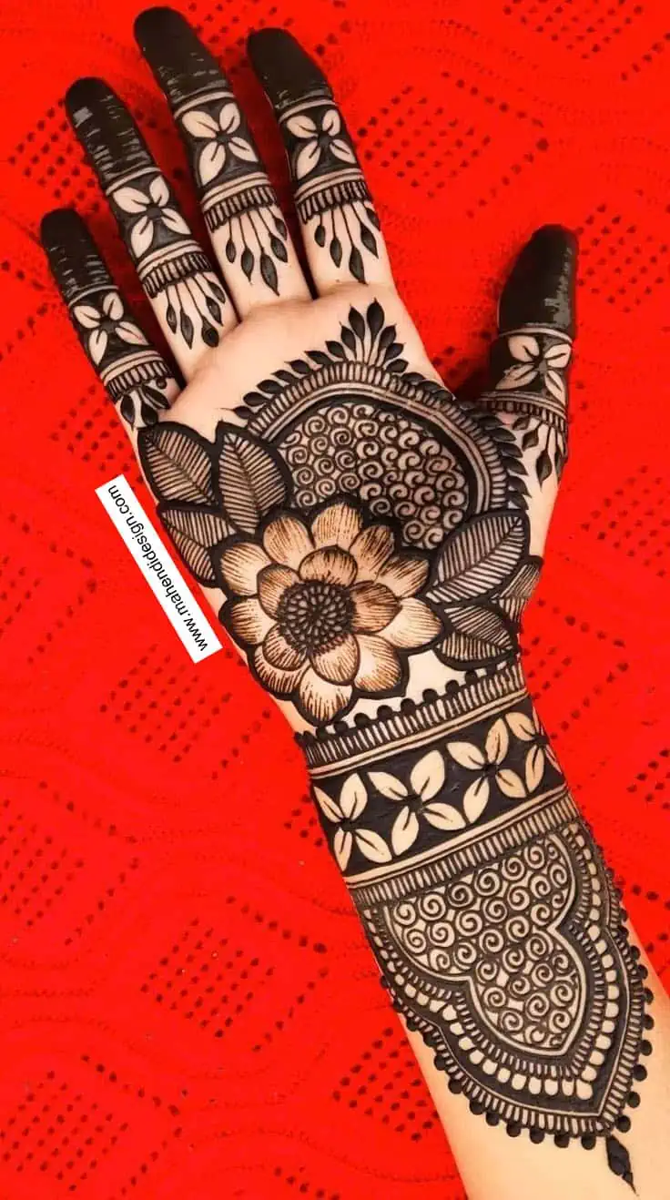 front hand mehndi design easy • ShareChat Photos and Videos-sonthuy.vn