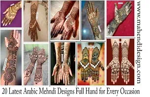 Arabic Mehndi Designs Full Hand