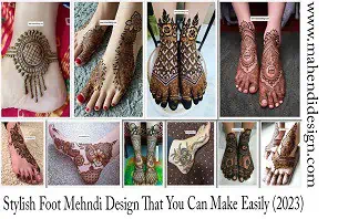 Simple and Easy Foot Mehndi Designs Collection 2023-thunohoangphong.vn