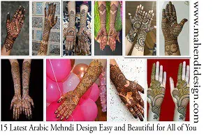 Arabic Mehndi Design Easy and Beautiful