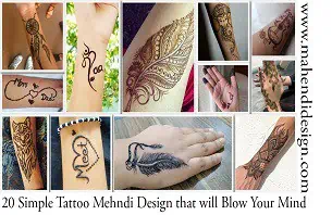 Tattoo Mehndi Design