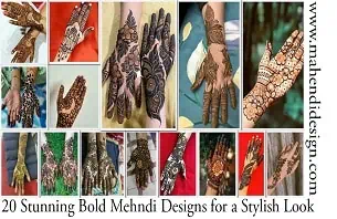 Bold Mehndi Designs