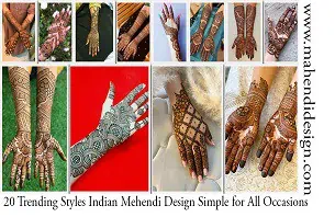 Indian Mehendi Design Simple