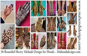 Beautiful Heavy Mehndi Design