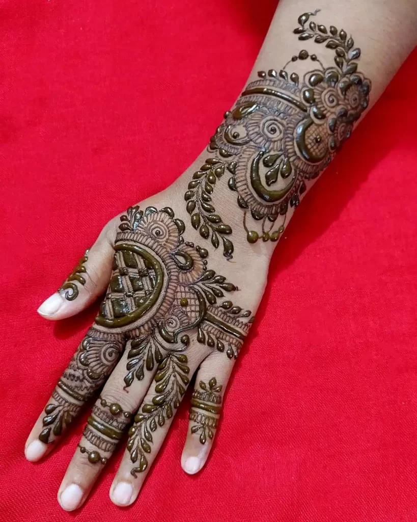 Stylish Khafif Mehndi Design Full Hand for All Occasions