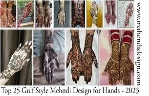 Gulf Style Mehndi Design