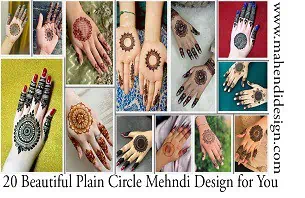 Plain Circle Mehndi Design