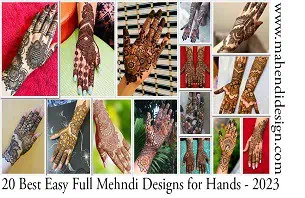 Easy Full Mehndi Designs