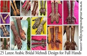 Arabic Bridal Mehndi Design