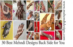 Best Mehndi Designs Back Side