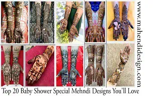 Baby Shower Special Mehndi Designs