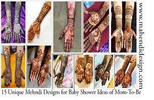 Mehndi Designs for Baby Shower
