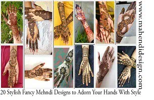 Stylish Fancy Mehndi Designs