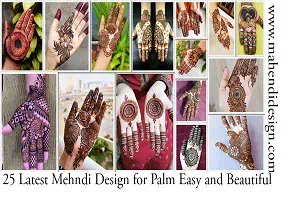 Latest Mehndi Design for Palm