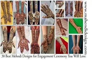 Best Mehndi Designs for Engagement Ceremony