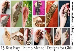 Thumb Mehndi Designs