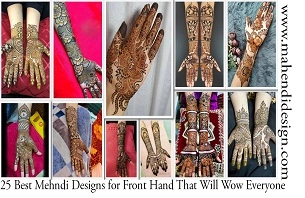 Best Mehndi Designs for Front Hand