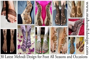 Latest Mehndi Design for Foot