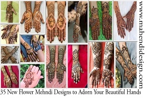 New Flower Mehndi Designs