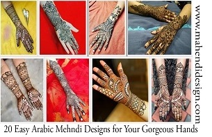 Easy Arabic Mehndi Designs