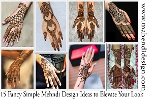 Fancy Simple Mehndi Design