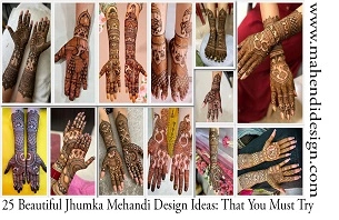 Jhumka Mehandi Design