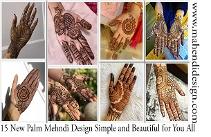 Palm Mehndi Design Simple and Beautiful