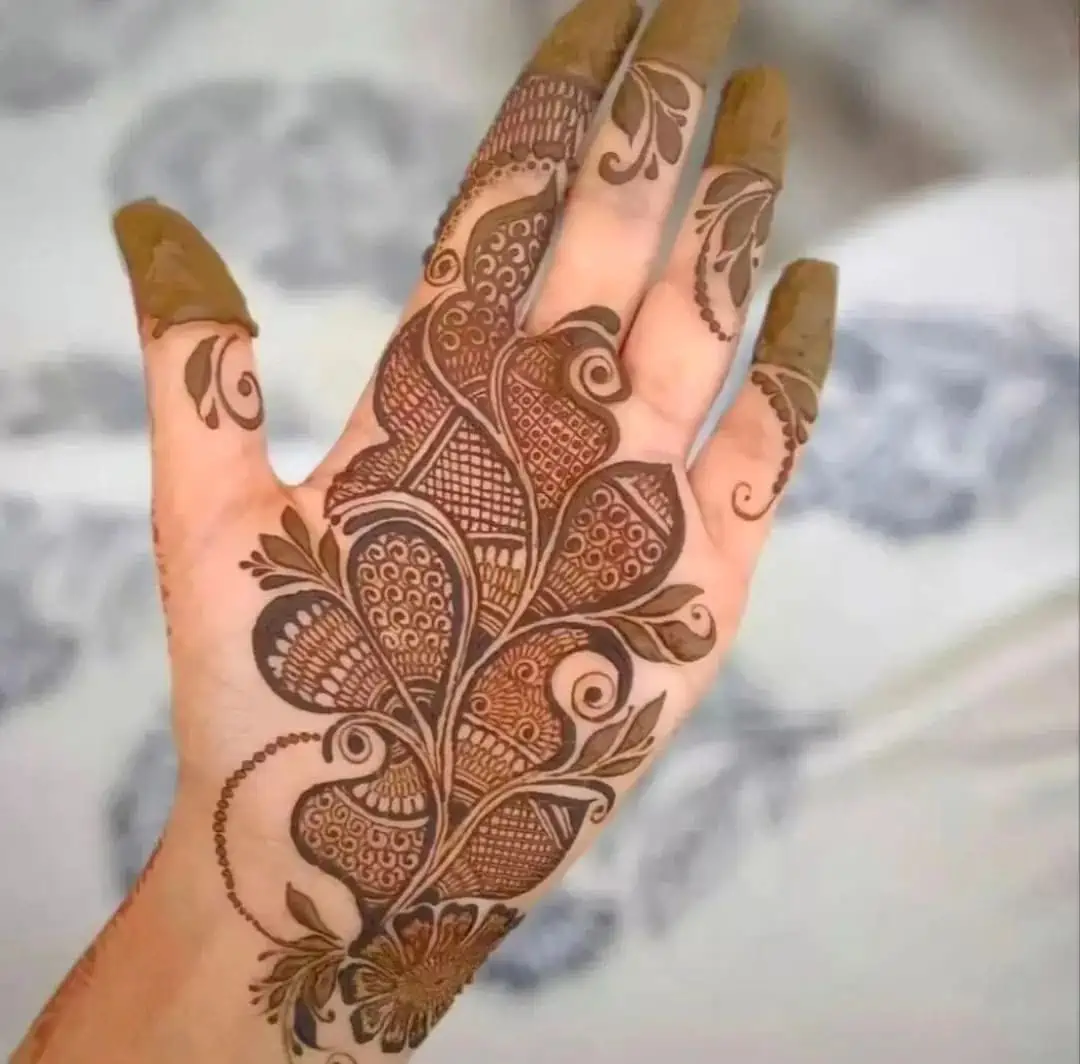 Palm Mehndi Simple