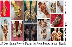 Henna Flowers Design