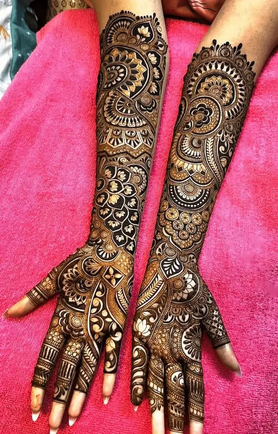 Bridal Mehndi Design 2024 