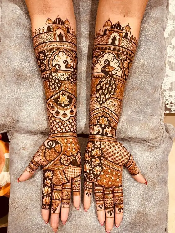 Bridal Mehndi Design 2024 