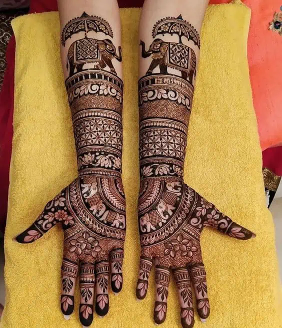 Bridal Mehndi Design 2024 