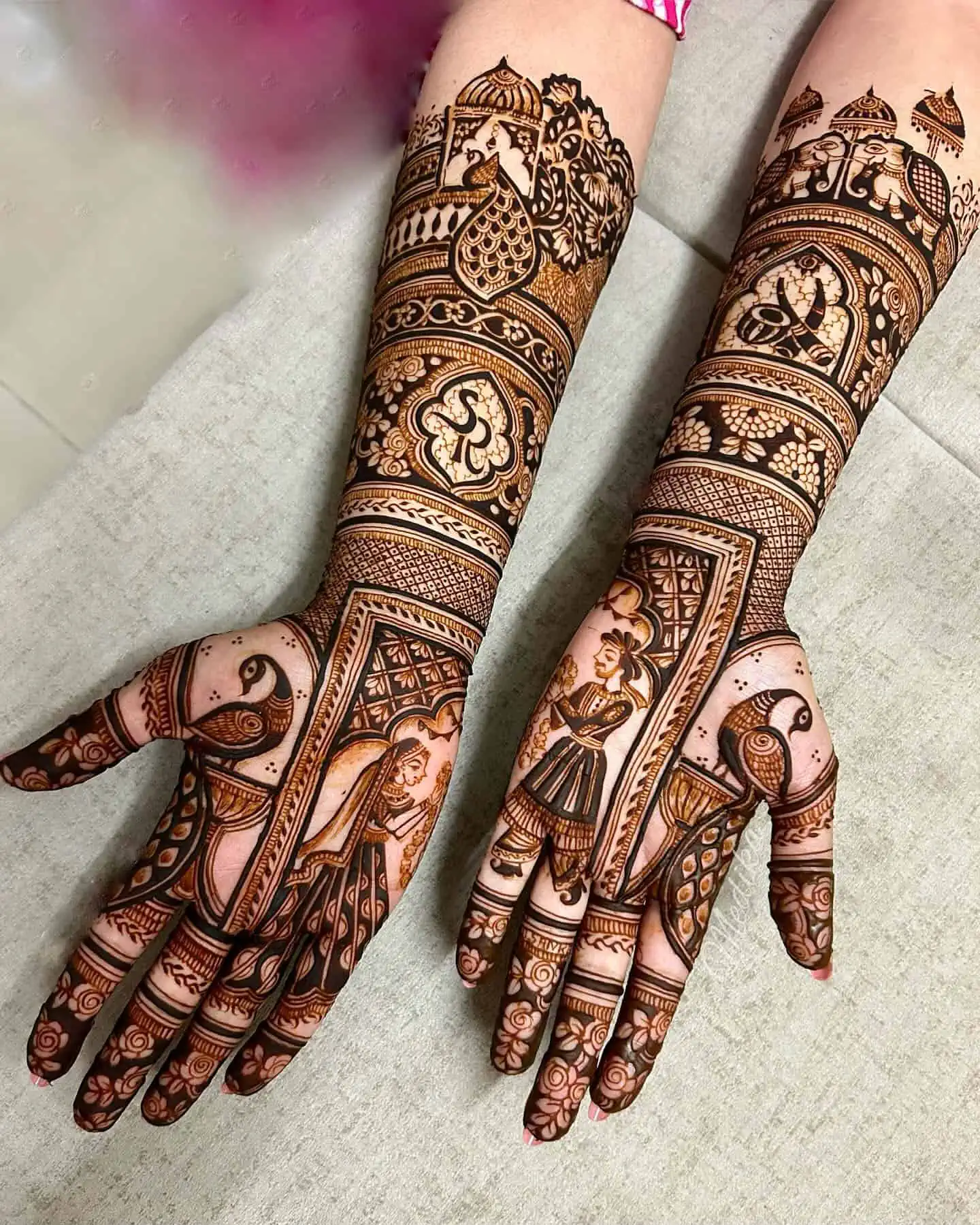 Bridal Mehndi Design 2024 