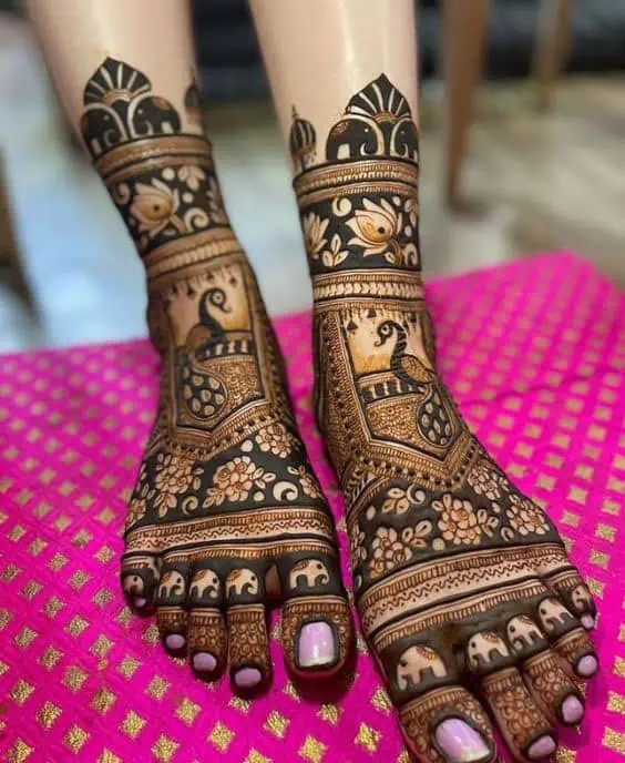 Bridal Mehndi Design 2024 