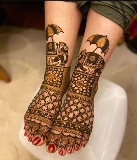 Bridal Mehndi Design 2024 