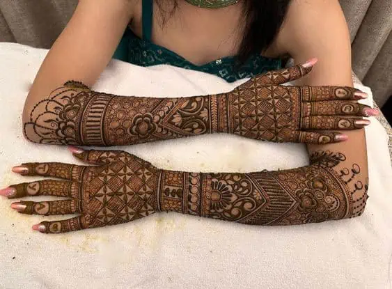 Bridal Mehndi Design 2024 