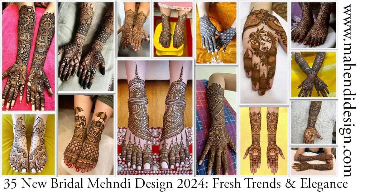 Bridal Mehndi Design 2024 