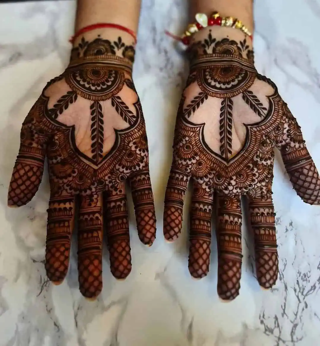 Simple and Plain Mehndi Design