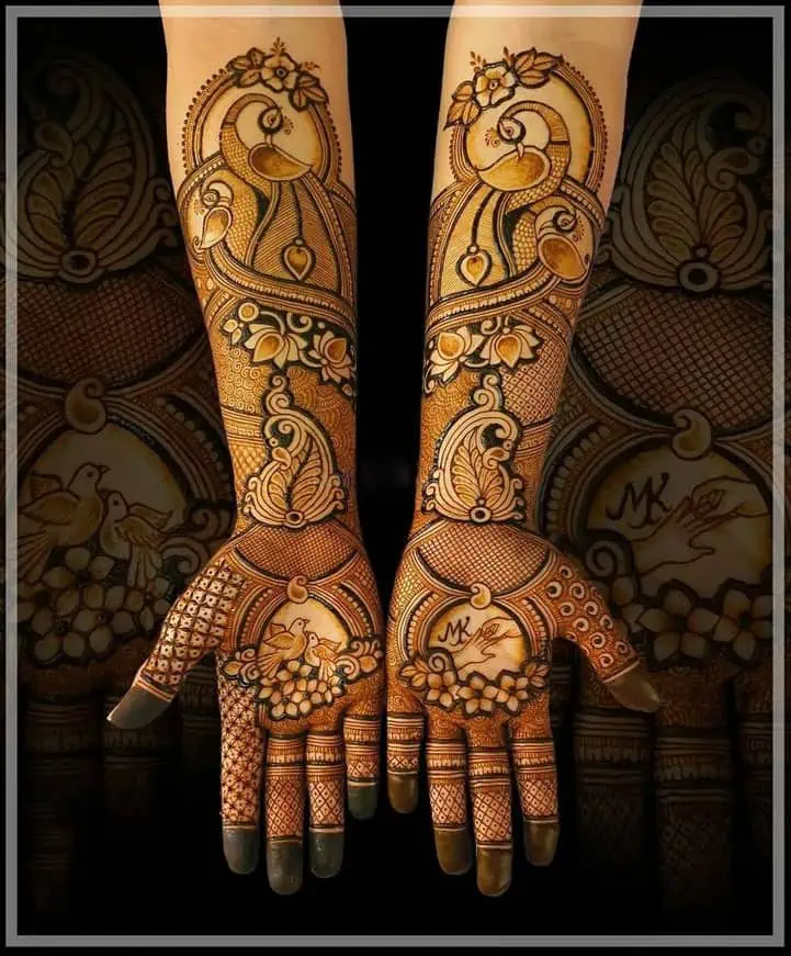 Mehndi Designs for Front and Back Hand