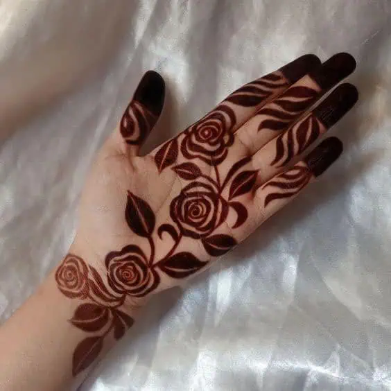 Mehndi Designs for Front and Back Hand