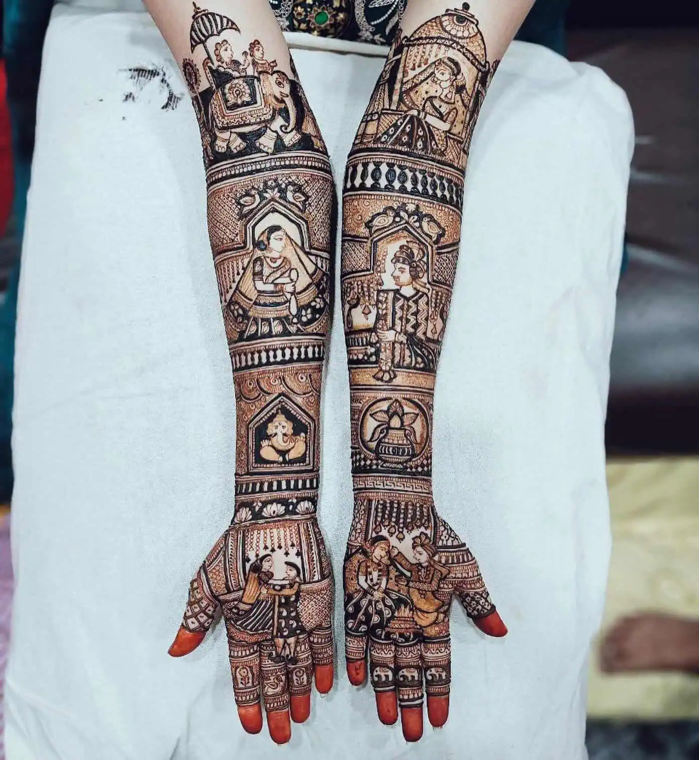 Pakistani Mehndi Design for Bridal