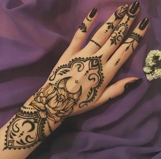 Henna Tattoo Design Hand